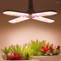 Grow Işıkları LED Işık E27 Katlanabilir Tam Spektrum Fitolamp Growingsystem Sera Hidroponik Bitki Çiçek Fide