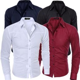 Men's Casual Shirts Mens Dress for Men Office Business japanese fashion button shirt 220915