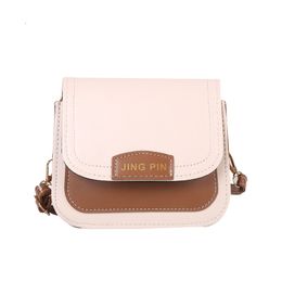 HBP womens handbag contrasting color belt bags cover square bag letter high -end moisture INS shoulder mesengers