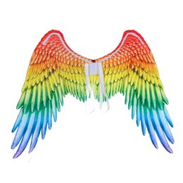 Party Decoration Adult Rainbow Wings Carnival Party Props Gay Pride Cosplay Costume Big Large Angel Rainbow Wings 220915