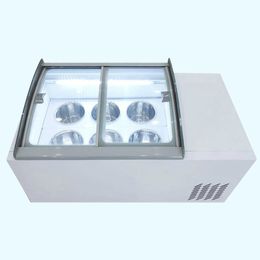 Refrigerator Ice Cream Display Cabinet Machine Commercial Freezer Sundae Storage Machine