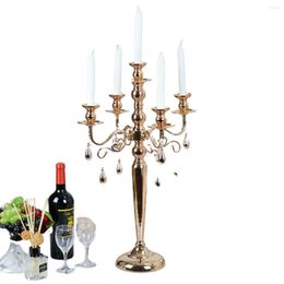 Party Decoration 60cm Tall High Quality European Style Gold Metal Centrepiece For Wedding Stand AB1202