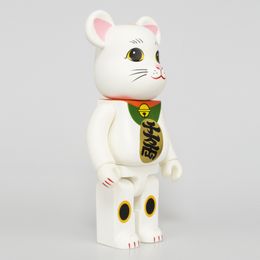 New 400% Bearbrick Action & Toy Figures 28cm Good Luck Lucky Cat Limited Collection Fashion Accessories Medicom Toys
