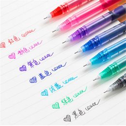 High Quality T16 Transparent Cartridge Ink Gel Pens 0.5mm Nib Student School Office Stationery Roller Ball Pen