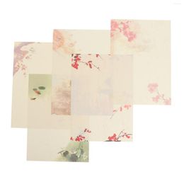 Gift Wrap Paper Writing Letter Stationery Floral Stationary Vintage Student Style Note Retro Set Envelopes