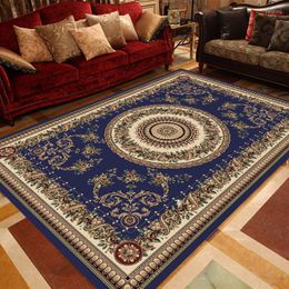 Carpets Retro Persian Floral Rug Non Skid Washable Carpet For Bedroom Living Room Kitchen XJS789