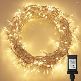 Strings 24V Safe Voltage 10M 20M 30M 50M 100M LED String Lights Outdoor Holiday Christmas Trees Xmas Party Wedding Decoration Garland