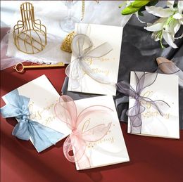 Gift Wrap 2Pcs Wedding Favors Vows Oath Card Decoration Party Ceremony Supplies Thank You Valentines Day Birthday