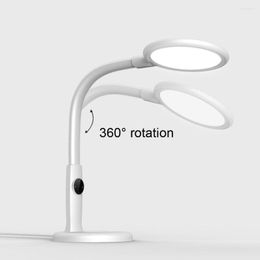 Table Lamps Led Flexible Desk Lamp Eye Protection Study LampTouch Gooseneck Desktop Foldable Dimmable