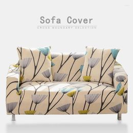 Chair Covers Simple Textile Sofa Cover Elastic Slipcovers All-Inclusive Full Couch Single/Two/Three/Four-Seater