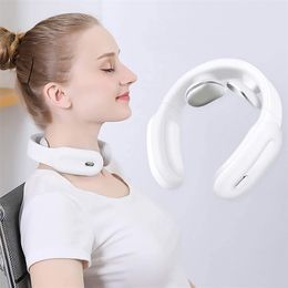 Massaging Neck Pillowws Electric Neck Massager Massage Pain Relief Tool Health Care Relaxation Cervical Vertebra Physiotherapy 220916