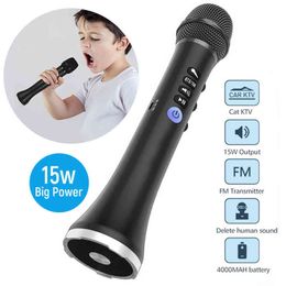 Microphones Wireless Karaoke Microphone for Phone Bluetooth Speaker Car KTV Condenser Microphone for Computer YouTube Recording Studio Mic T220916