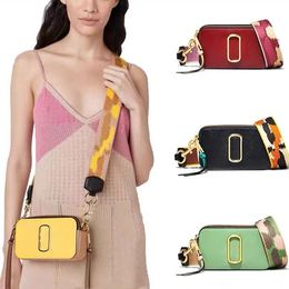 43 Colors Multicolor Camera Bag Designer Handbags Women Wide Shoulder Straps Shoulders Bags Wallet Brand Crossbody Flap 221214