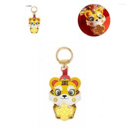 Berets Yellow 1 Set Pretty Eye-catching Charming Keyring Holder With Gift Box Cartoon Keychain Comfortable Touch For Kids