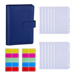 Gift Wrap A6 Budget Binder Kit With Zipper Envelopes Money Organiser For Saving Cash System Budgeting