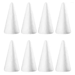 Party Decoration 8pcs Cone-shaped Foams Tree Cones DIY Crafts Material Children Art Supplies