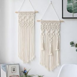 Tapestries Macrame Boho Tapestry Wall Hanging Hand-Woven Home Decoration Accessories Nordic Tassel Apartment Dorm Room