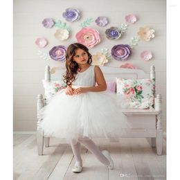 Girl Dresses Flower First Communion Dress Long Sleeves Formal Birthday Wedding Party Holiday Bridesmaid Gown