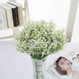 Faux Floral Greenery Artificial Flower Star Large Ankle Pole Home Wedding Decoration Fake Flower Bonsai Flower Piece And Matching J220906