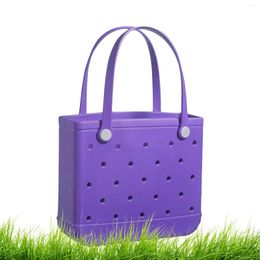 Storage Bags Beach Pool Bag Large Washable Basket Waterproof Handbag Easy To Clean EVA Portable