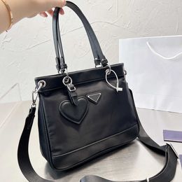 Luxury Black Nylon Designer nylon tote bag for Women - High Quality Messenger, Crossbody, and Shoulder Handbag for Casual Shopping
