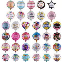 Wholesale 18 inch Birthday Balloons 50pcs/lot Aluminium Foil Balloons Birthday Party Decorations Many Patterns Mixed 916