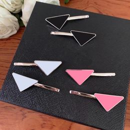 Delicate Triangle Letter Hairpins Love Designer Letter Barrettes Heart Shape BB Clips Wholesale