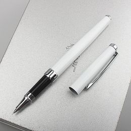 Luxury Quality Pink White Business Office Rollerball Pen School Student Stationery Supplies Ballpoint Pens