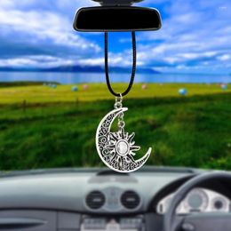 Interior Decorations Bemost Car Pendant Sun Moon Ornaments Automobiles Rearview Mirror Suspension Decoration Auto Accessories Styling Gifts