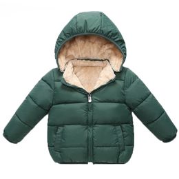 Daunenmantel Baby Kinder Jacken Jungen Winter Dicke Mäntel Warme Kaschmir Oberbekleidung Für Mädchen Mit Kapuze Jacke Kinder Kleidung Kleinkind Mantel 16Y 220915