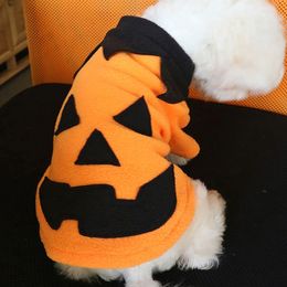 -Haustiere Kleidung Halloween Karneval Lustige Kürbishundkatze Kleidung Wintermantel -Outfit für kleine Hunde Katzen Kleidung FY5605