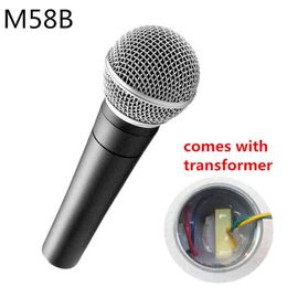Microphones Finlemho Professional Microphone Karaoke Studio Recording Dynamic Mic Capsule Vocal Handheld Cordless SM58S For Home Studio T220916