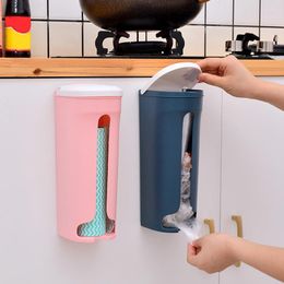 Storage Baskets Plastic Bag Holder For Grocery Bags Shopping - Wall Mount Or On The Cabinet Kitchen Dispenser/Storage/Organzier