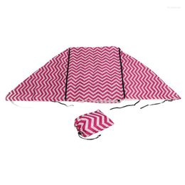 Storage Bags Washing Machine Cover Dust Durable Anti Aging Rose Red Stripe Foldable Waterproof Lightweight For Outdoor