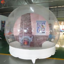 Delivery outdoor activities 2023commercial Inflatable Snow Globe Christmas Photo Booth bubble tent For Promotion Advertising