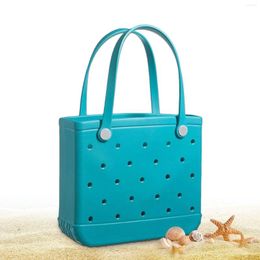 Storage Bags Beach Waterproof Handbag Large Washable Basket Easy To Clean EVA Portable Bag