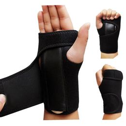 removable wrist splint Canada - 1 Pcs Carpal Tunnel Hand Wrist Support Brace Useful Outdoor Splint Sprains Arthritis Band Belt Removable Orthopedic Bandage250S