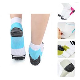 Sports Socks Clothing 1 Pair Breathable Contrasting Colors Men Simple Running Strong Toughness For Cycling