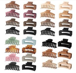 Large Claw Clips Hair 4/6/8 Pack 4.3 Inch Nonslip Clips Big Hair Claw Multi Color Hair Accessories for Women Girls