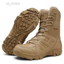 -BOOTS COMBAT MILITAR MILITAR MILITOS BOOTS High Top Sneakers Men Plus Size Boots Boots Luxo Trabalho Sapatos de Segurança Homem Caminhando Tactical Boot2021 L220916