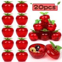 Other Event Party Supplies Wedding Party Favours 20Pcs Apple Container Toy Filled Plastic Bobbing ornamental fruit trees apple Birthday/Wedding Decorations 220916