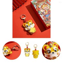 Berets 1 Set Keyring Holder Sturdy Lightweight Creative Original Tiger Key Pendant With Gift Box Keychain For Bag