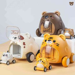 Diecast Model s Toys Baby Boys 1 Year Old Interactive For Toddlers Toy Catapult Car Montessori Kids Educational Children Birthday Gift 0915