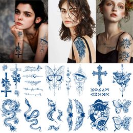 Wholesale Herbal Semi Permanent Tattoo Stickers Juice Tattoo Patch Lasts 15 Days For Men And Women 720 styles