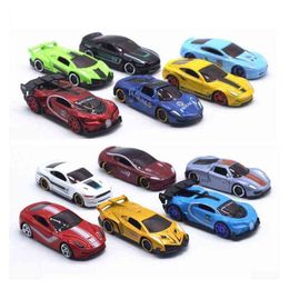 s 6Pcs/Set 1 64 Diecast Alloy Sports Toy Model Christmas Decorations Mini kids Sliding Car Set Multi-style Gift For Children 0915