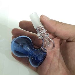 Gourd glass ash catcher water smoking pipe accessory bong Perc Ashcatcher bowl pan holder hookah oil rigs 14mm 18mm male