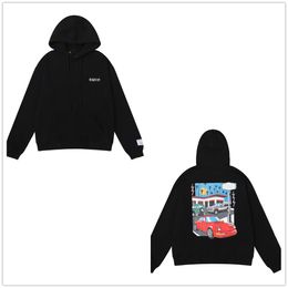 mens hoodie designer hoodies high street alphabet washed distressed sweatshirts splash ink hip hop hoodys trend plus size sweaters oversized hoody