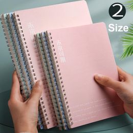 4Pcs/lot Thicken Paper Spiral Coil Notebook Diary Notepad Daily Weekly Planner Journal Student School Office Supplies Stationery