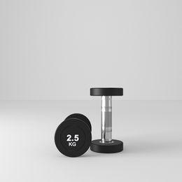 Okrągłe hantle hantle bez smaku pełna waga 2,5 kg-25 kg stałego żelaza odziana w urządzenia fitness na siłowni ruch