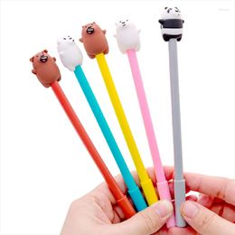 1pcs Korea Style Cute Animal Gel Pens Creative Kawaii Panda Signing Pen Fashion Office School Supplies Stationery Writing